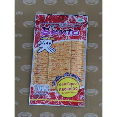 Bento Squid Seafood Snack - Sweet & Spicy (ปลาหมึกอบทรงเครื่องเบนโตะ)